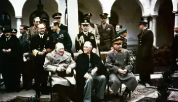 Ялтинская конференция в 1945 г.
